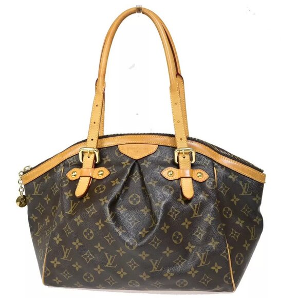 LOUIS VUITTON LV Tivoli GM Shoulder Bag Monogram Leather Brown - Picture 1 of 16